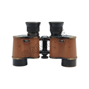 binocular in leather sample image png