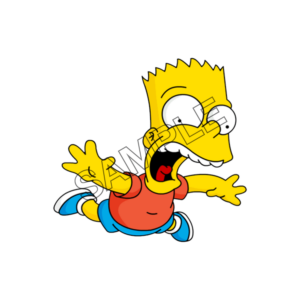 bart simpson falling sample image png