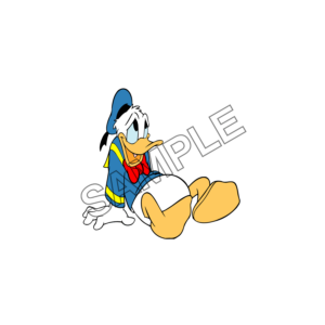 Donald Duck falling sample image png