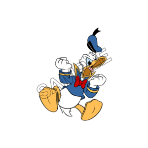 Donald Duck shout sample image png