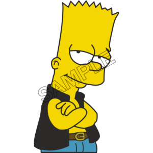 bart simpson fancy sample image png