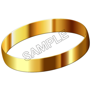 gold smooth bracelet sample image png 