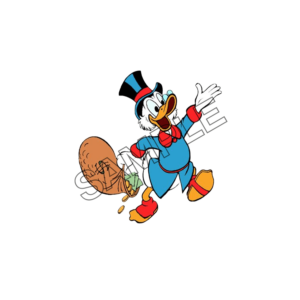 Mc Duck money bag  sample image png