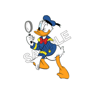 Donald Duck detective  sample image png