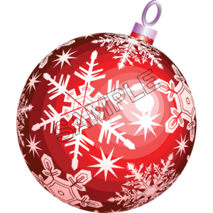 christmas red ball  sample image png