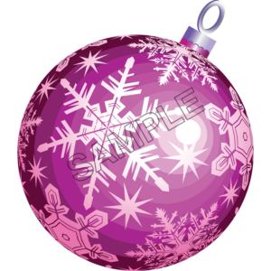 christmas violet ball sample image png