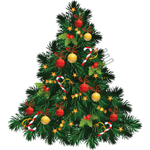 christmas decorated tree sample image png