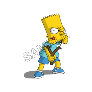 bart simpson with bang sample image png