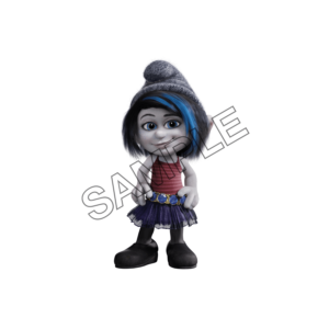 the smurfs brunette sample image png