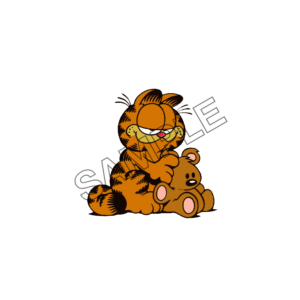 garfield with toy bear sample image png