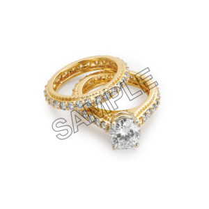 golden rings with diamond sample image png 