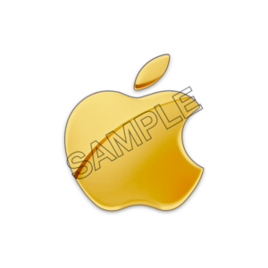 apple logo yellow color sample image png