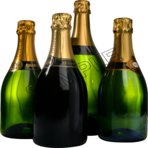  champagne bottles , png