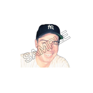 Joe DiMaggio New York Yankees baseball player sample image 