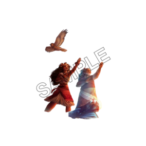 la moana  praying to god sample image png