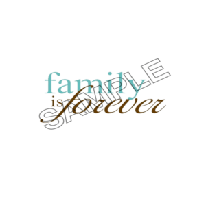 family forever word sample image png 