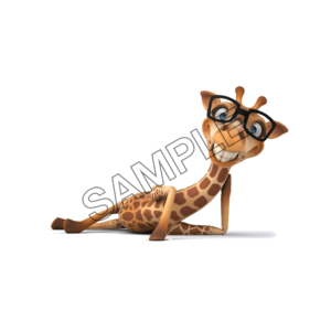 giraffe smiling sample image png