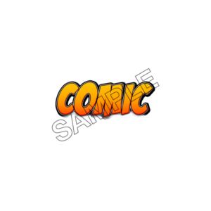 comic word sample image png