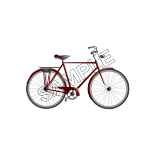 bicycle lady red sample image png