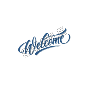 welcome word sample image png