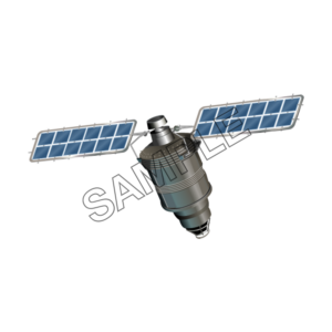 satellite solar charged sample image png