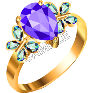 gold purple ring sample image png