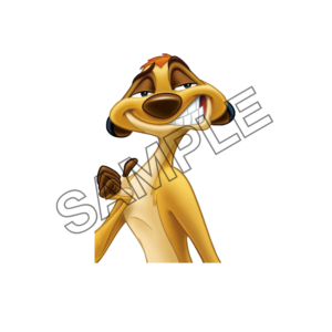 The Lion King character Timon sample image png