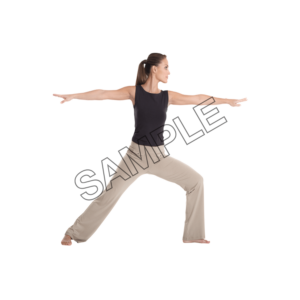 yoga warrior pose sample image png