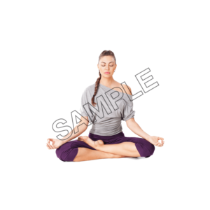 yoga lotus position sample image png