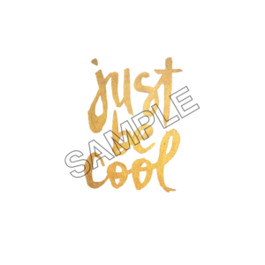 just be cool word sample image png 