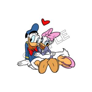 valentines day duck family sample image png