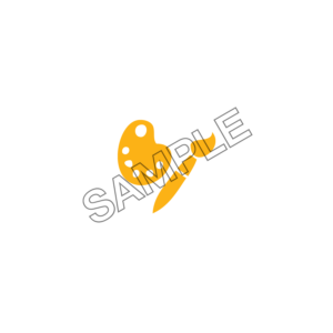 yellow palette icon sample image png