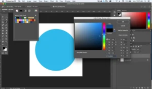 how to make a circle in photoshop