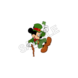 mickey mouse san patric day march sample image png