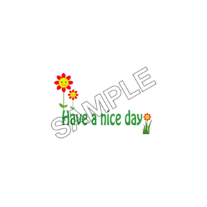 flowerish have a nice day sample image png