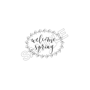 welcome spring sample image png