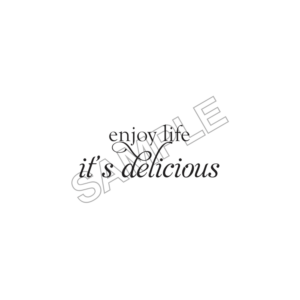 LIFE IS DELICIOUS sample image png