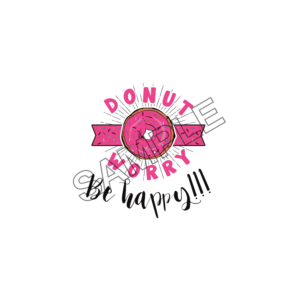 donut warry be happy sample image png