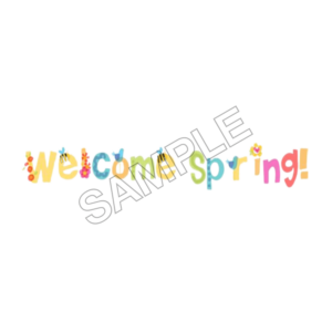 welcome spring sample image png