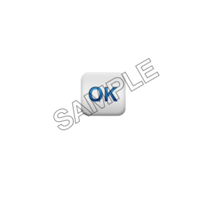  OK word effect logo icon sample png