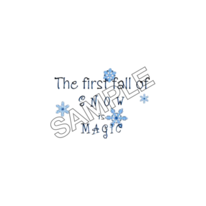 magic first snow sample image png