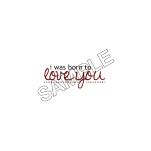 born to love you sample image png