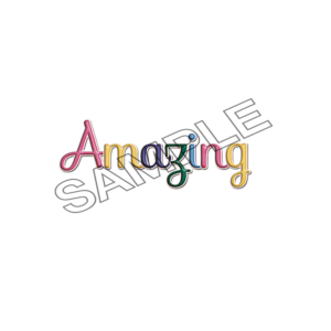 amazing word effect logo icon sample png