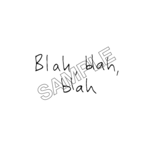 blah blah blah sample image png