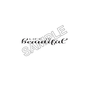 life is beautiful wonderful word effect logo icon sample png