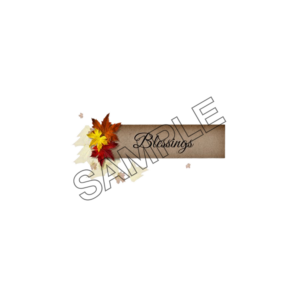 blessing word effect logo icon sample png