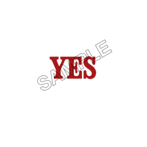 yes  word effect logo icon sample png