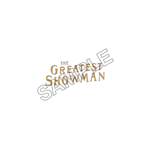 SHOWMAN word effect logo icon sample png