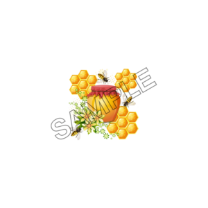 Jar full with Honey sample image png