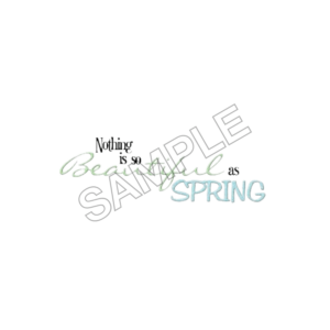 spring is beautiful sample image png